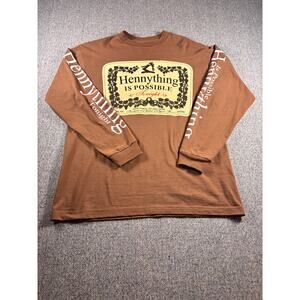 Fashion Nova Hennything is Possible Long Sleeve Shirt Mens Medium